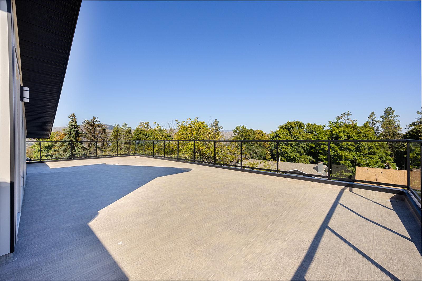 Private rooftop deck